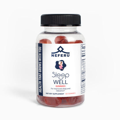 Sleep Well Gummies – Neferu - Promotes deep REM sleep for optimal recovery