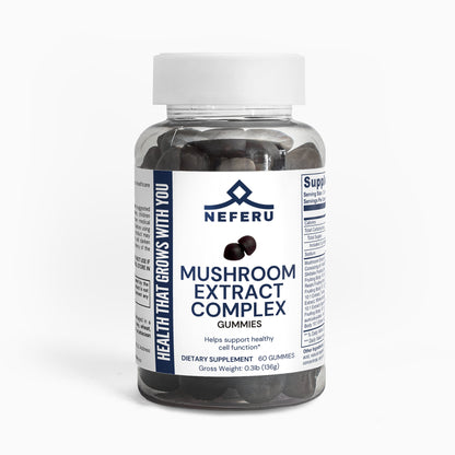 Neferu Mushroom Vitality Gummies – Powerhouse Support for Mind and Body