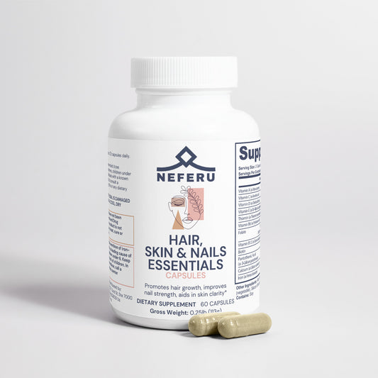 Neferu Hair, Skin, and Nails Essentials – Radiance from Within