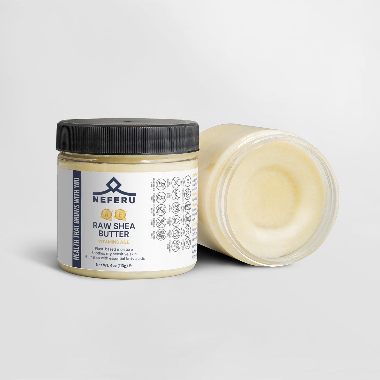 Neferu Raw Shea Butter – Pure, Organic, and Nourishing