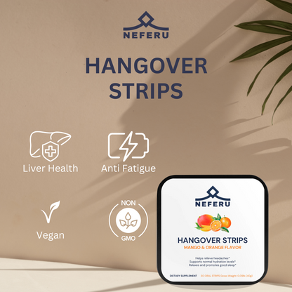 Neferu Hangover Strips – Ayurvedic-Inspired Support for Wellness